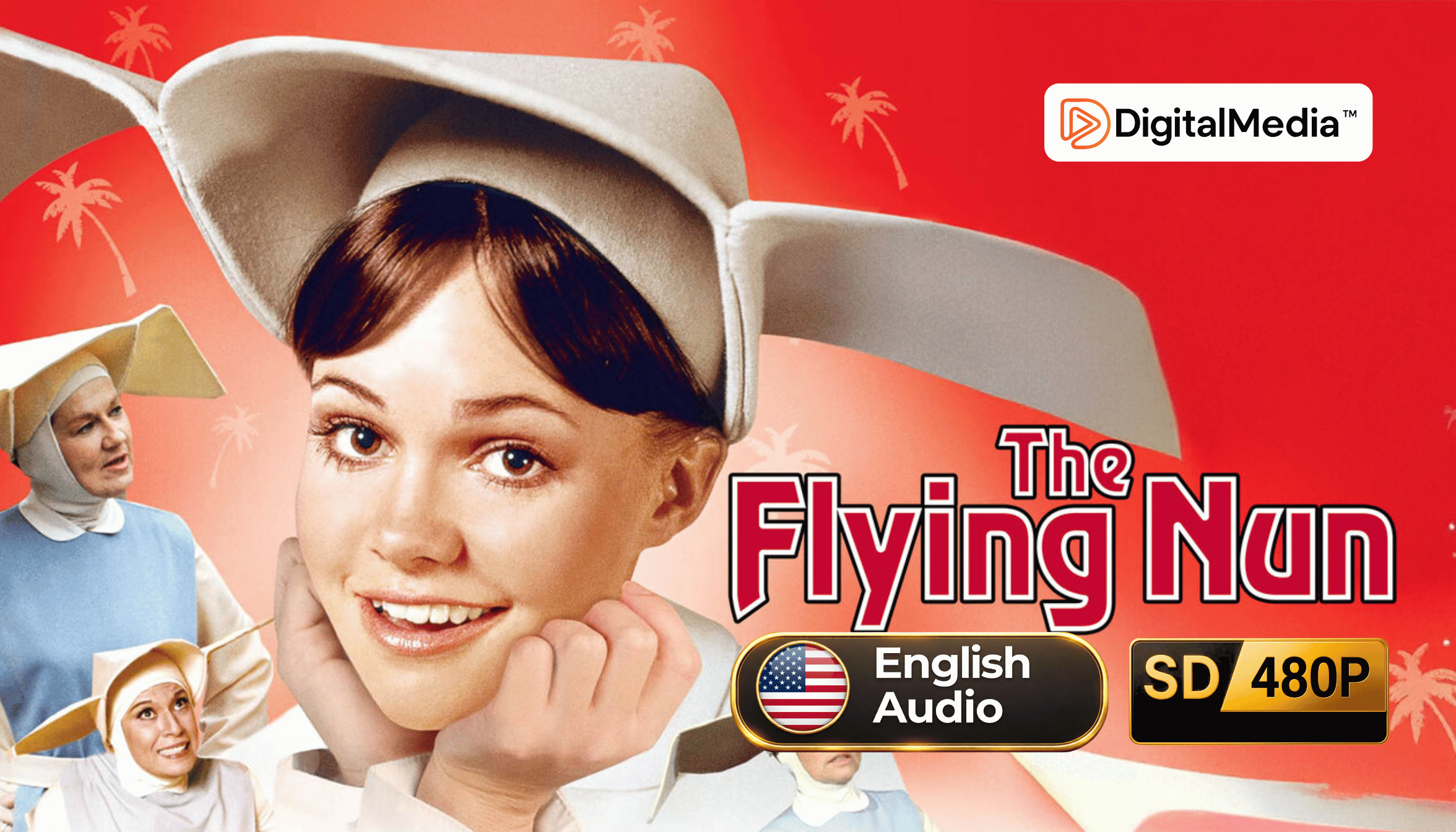 The Flying Nun complete series 3 seasons 82 episodes in 480p SD digital download format
