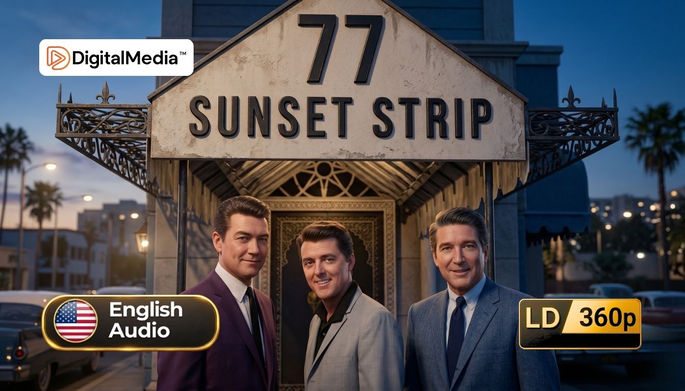 77 Sunset Strip complete series 6 seasons 200 episodes in 360p digital download format