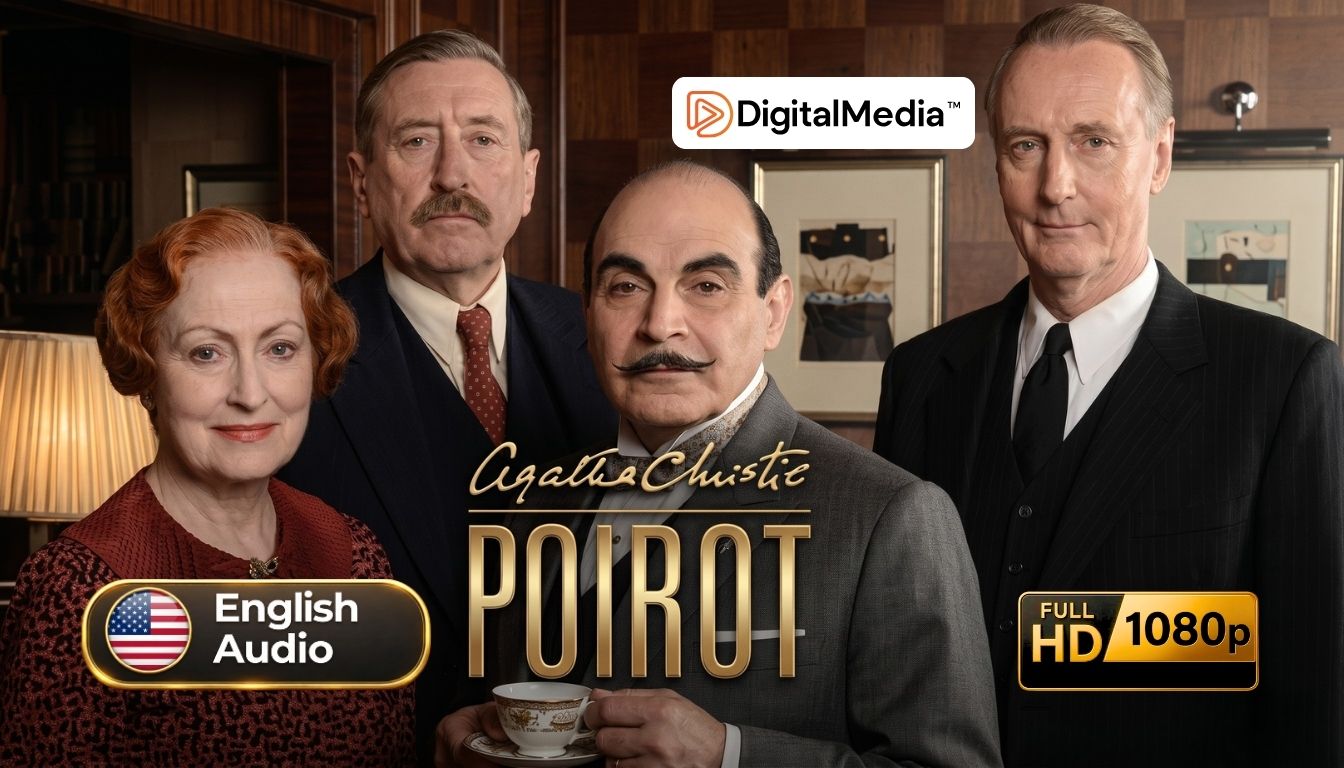 Agatha Christie's Poirot complete series 13 seasons 70 episodes in 1080p Full HD digital download format