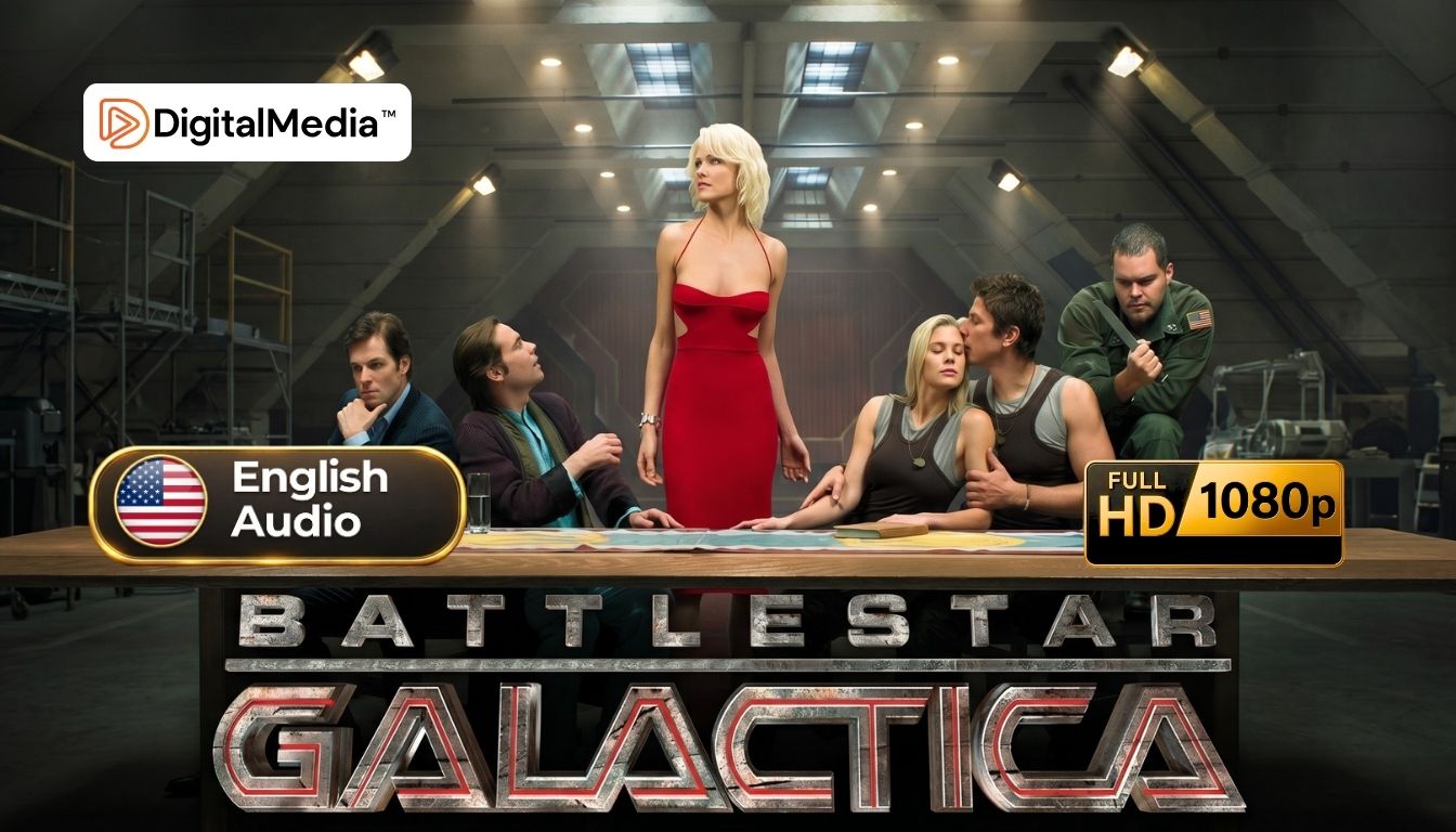 Battlestar Galactica complete series 4 seasons and specials in 1080p Full HD digital download format