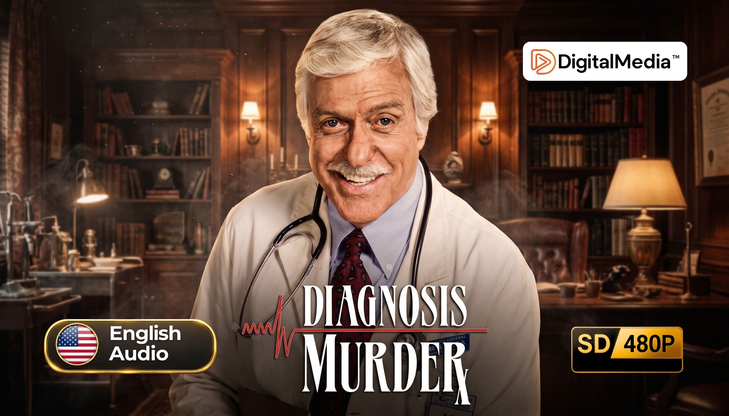 Diagnosis Murder 1993 TV series digital collection with Dick Van Dyke in 480p