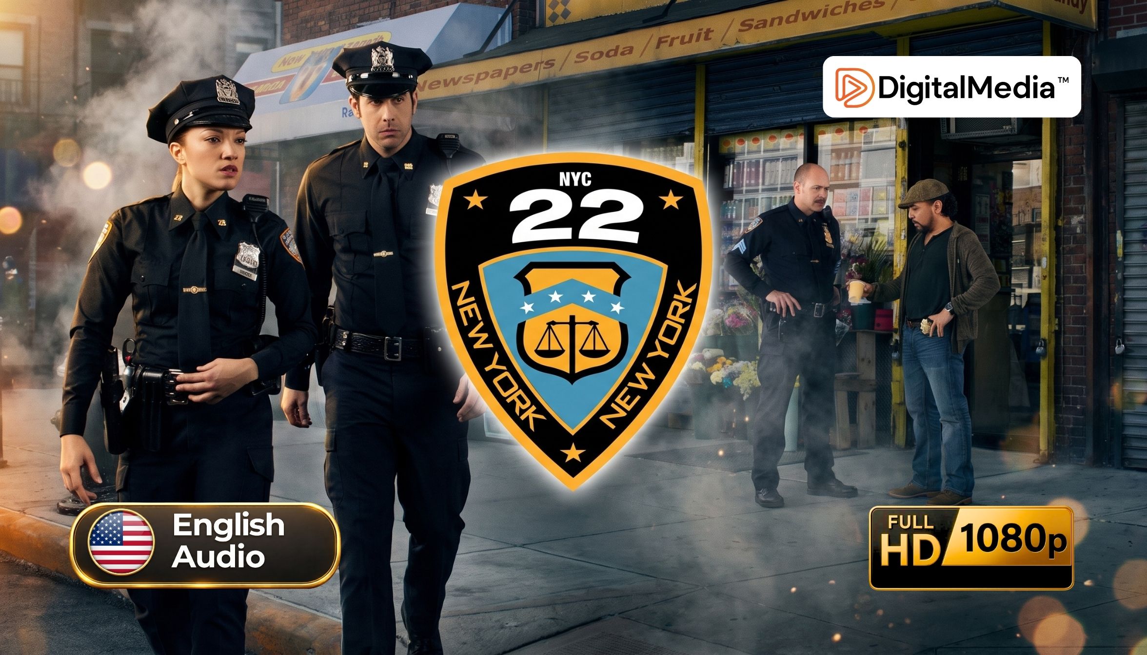 NYC 22 complete series 1 season 13 episodes in 1080p Full HD BluRay digital download format